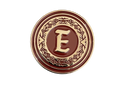 Estate Monogram Enamel Pin