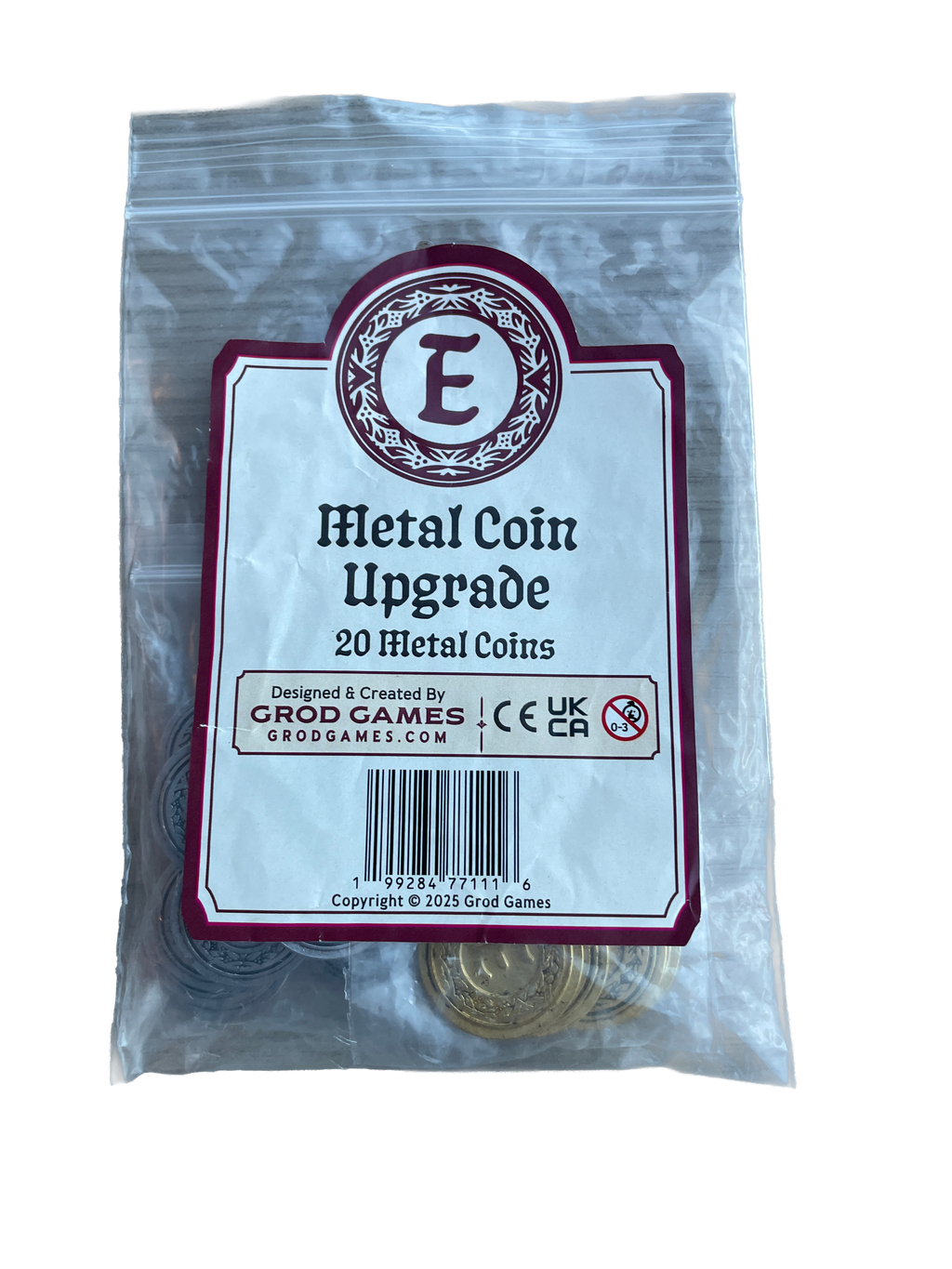 Monogrammed Metal Coins