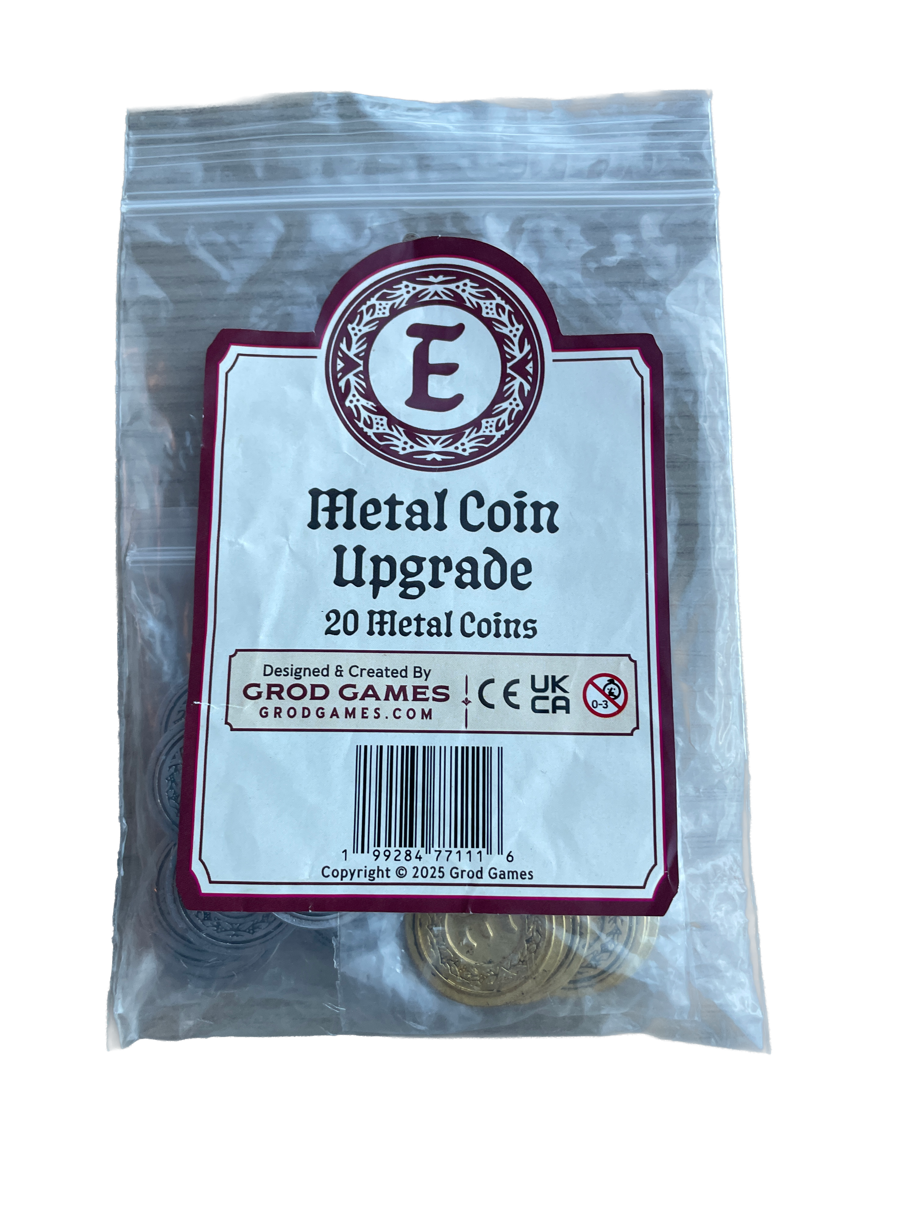 Monogrammed Metal Coins