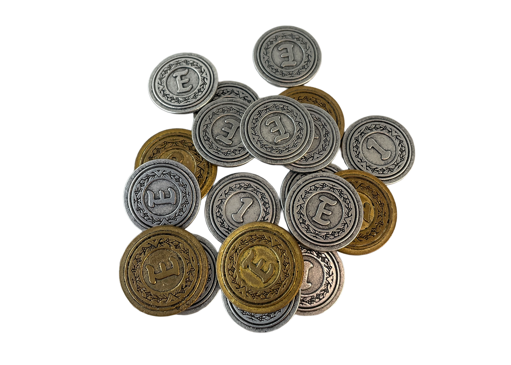 Monogrammed Metal Coins