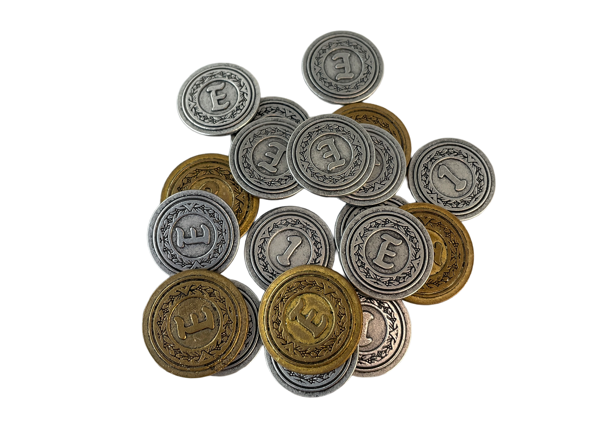 Monogrammed Metal Coins